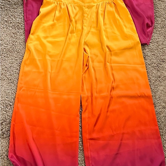 Ombré xl orange yellow and hot pink 2 piece - Picture 8 of 10